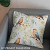 Outdoor Decorative Fabrics Oxford - Birds - Dx2977
