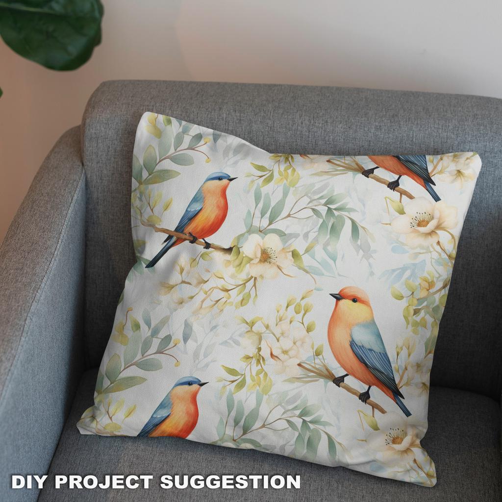Outdoor Decorative Fabrics Oxford - Birds - Dx2977