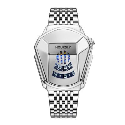 Fashion Cool Locomotive Bestwin Watch Women Luxury Quartz Gold Wristwatch Men Waterproof Geometric Shape Bestwin Reloj