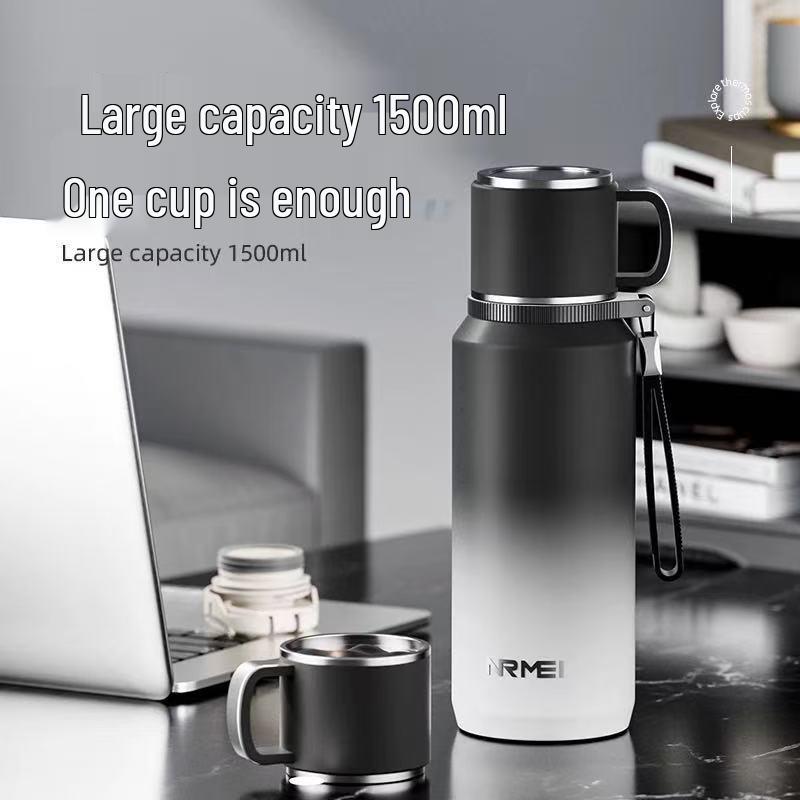 2025 Large Capacity Insulated Kettle with Tea Infuser – Unisex