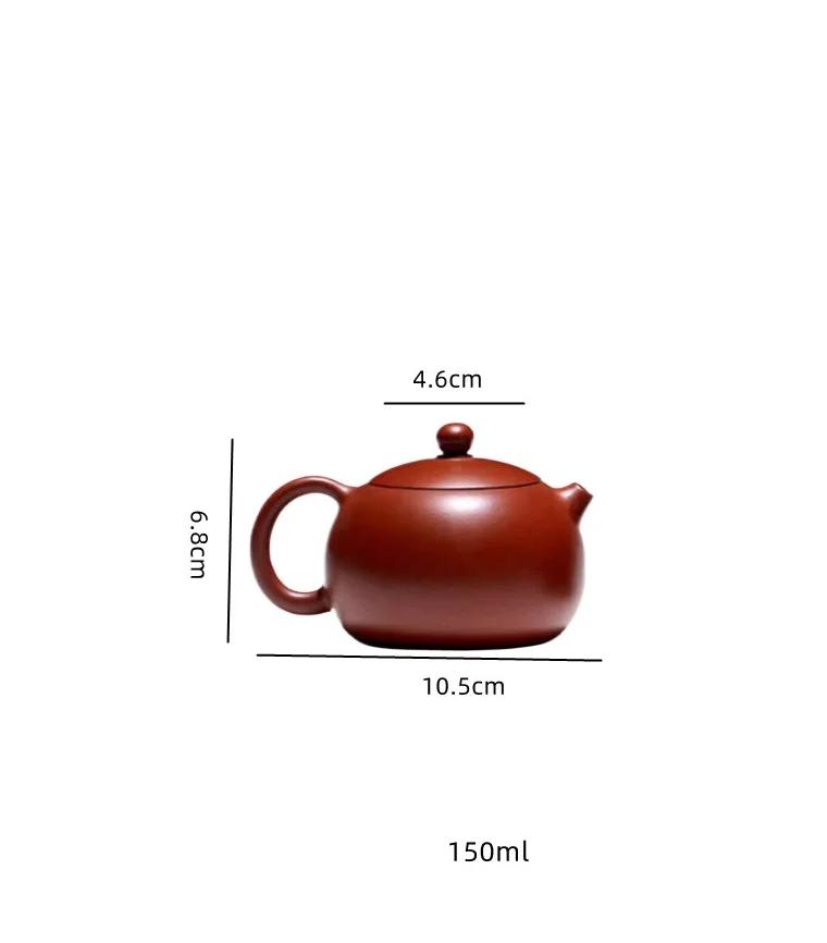 

Yixing Handmade Purple Clay Teapot Dahongpao Tea Xishi Pot Tea Pot Household Kung Fu Tea Set Chinese