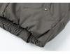 Mu Yuan Men's Deconstructed Hooded Windbreaker Down Jacket - Trendy American Brand Winter Outerwear with White Duck Down.