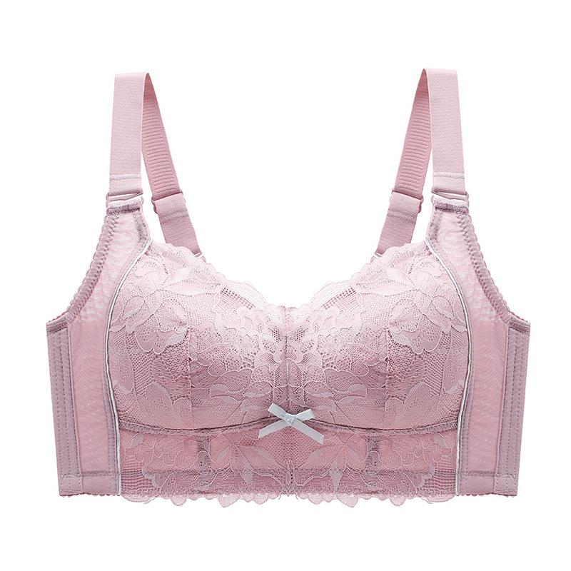 Thin Non Steel Ring Bra Women's Latex Bra Gathering Comfortable Breathable Anti Sagging Women's Push Up Bra