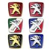 7X7CM Metal Car Front Grille Stickers Side Trunk Badges for Peugeot 308 206 406 507 508 307 207 407 408 5008 3008 2008 4008 R5
