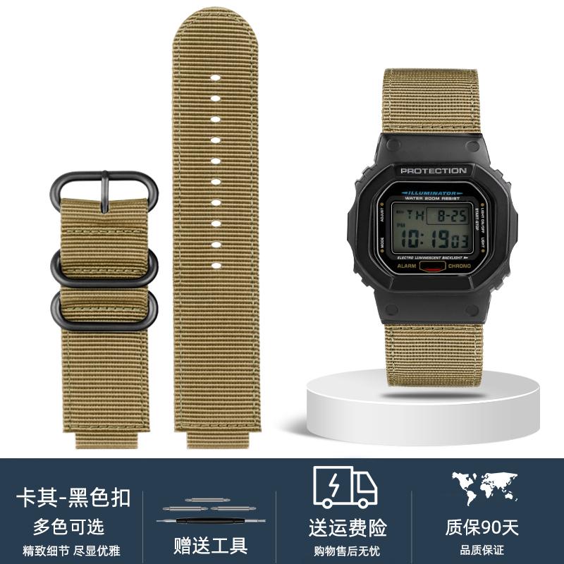 Nylon Watch Strap For Casio G-Shock DW-5600 GW-B5600 GM-5600 GM110 GA110 GM2100 GA900 AE1200 Sport Waterproof Canvas Watchband