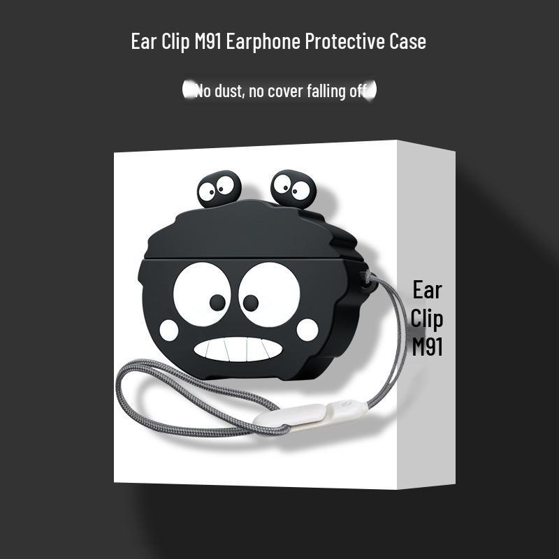 M91 Earphone Protective Case for Bizoe Bai Clip-on Bone Conduction Earphones M91 ear clip earphone protective case