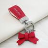 Ladies Bag Fashion Decoration Luxury Genuine Leather Keychain  Women Gift
