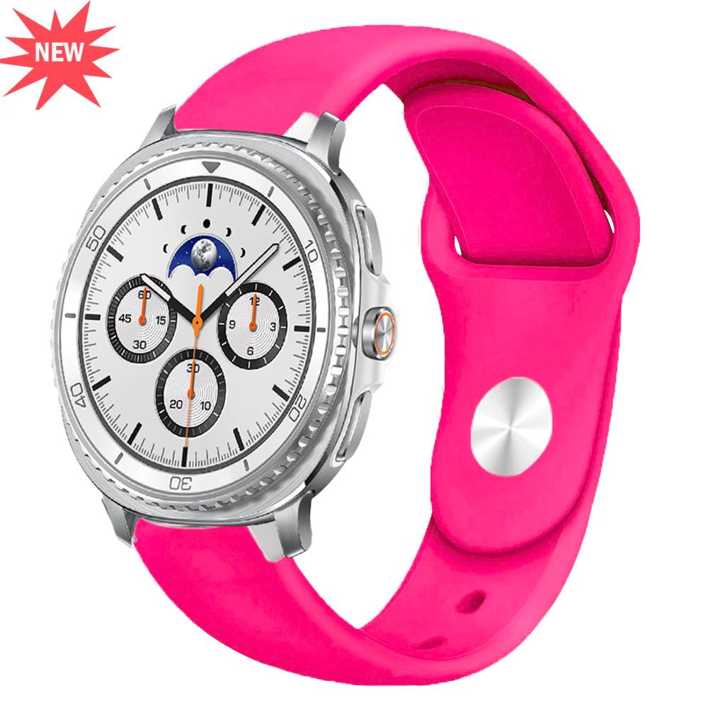 Watch Band For Samsung Galaxy Watch 6 Strap Replacement Silicone Bracelet Correas For Samsung Galaxy Watch 8 Classic 46mm