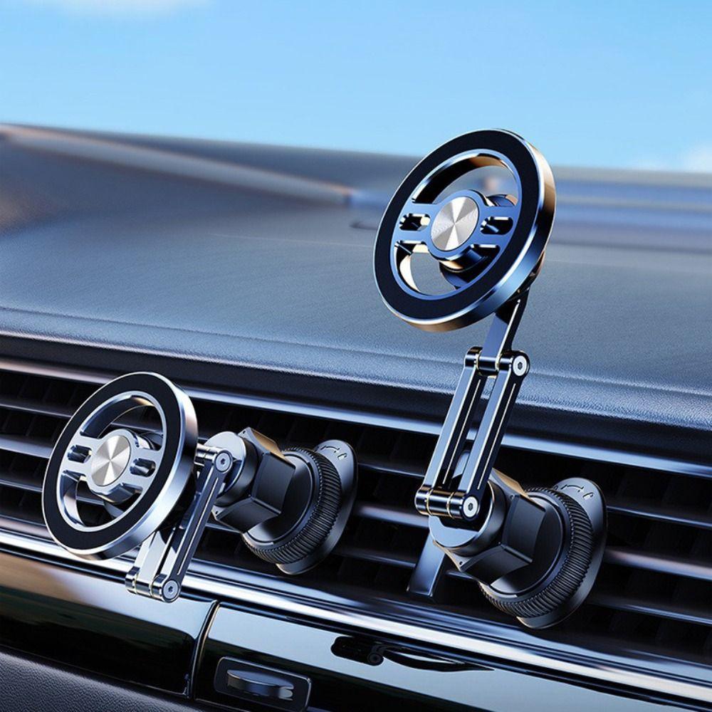 Foldable Design Car Air Vent Holder Magnetic Mobile Stand Car Magnetic Phone Holder Fast Charging