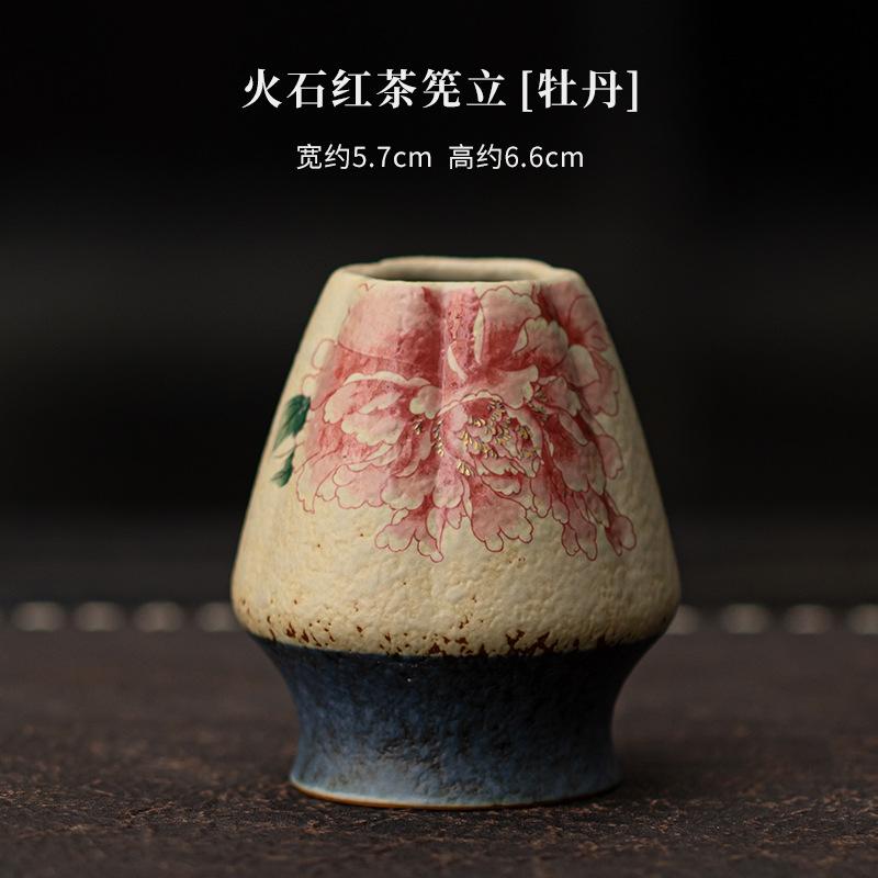 

1/5pcs Matcha Set Bamboo Whisk Tea spoon Ceramic fittings Matcha Whisk (Chasen) Tea Spoon And Scoop (Chashaku) Tea-making Tool