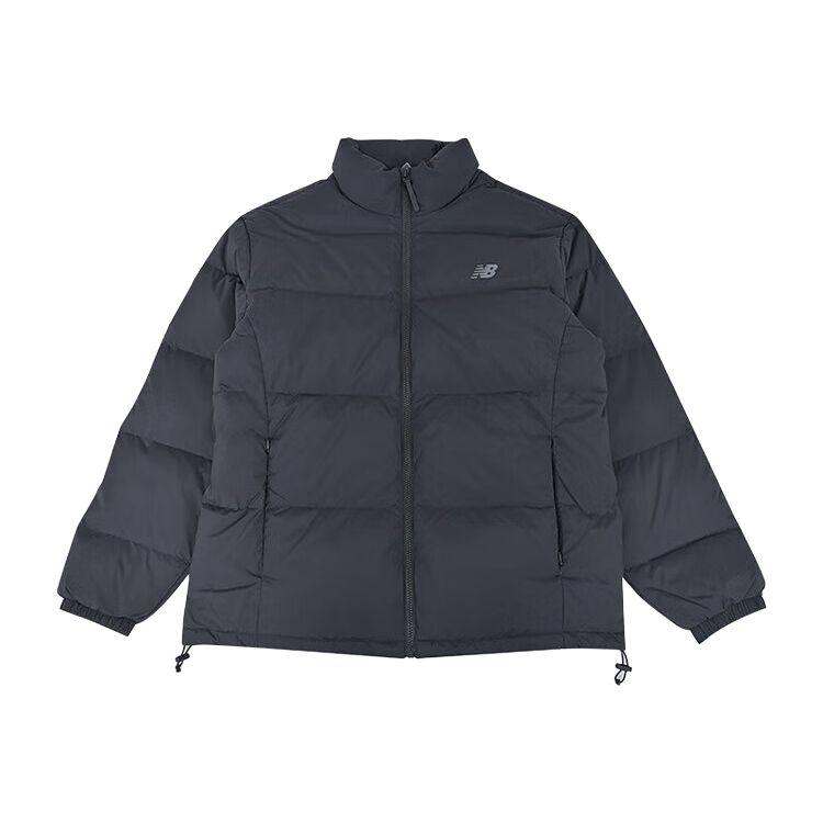 New Balance Down Jackets Men s Black Stand Collar Moderate AMJ54328-BK L