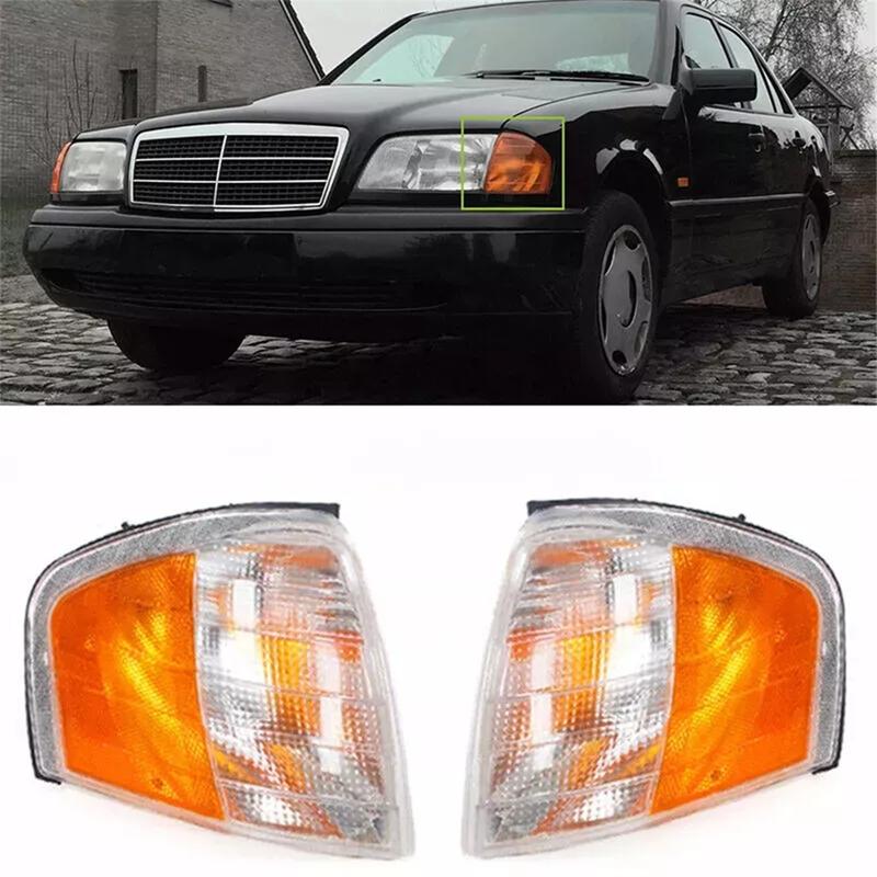 1 Paar Front-Eckleuchte Blinkleuchte für Mercedes Benz C-Klasse W202 C230 C280 1994-2000 A2028261143 A2028261243