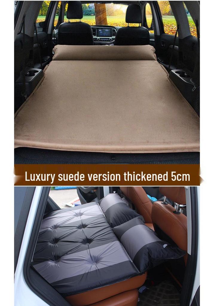 SUV Car Travel Sleep Pad: Automatic Inflatable Mattress (5cm Thick) for Trunk