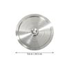1pc Stainless Steel Pot Lid Universal Fit For Seasoning Pots Jars Bowls Dust-Proof Reusable Metal Lid Kitchen Cookware Grease