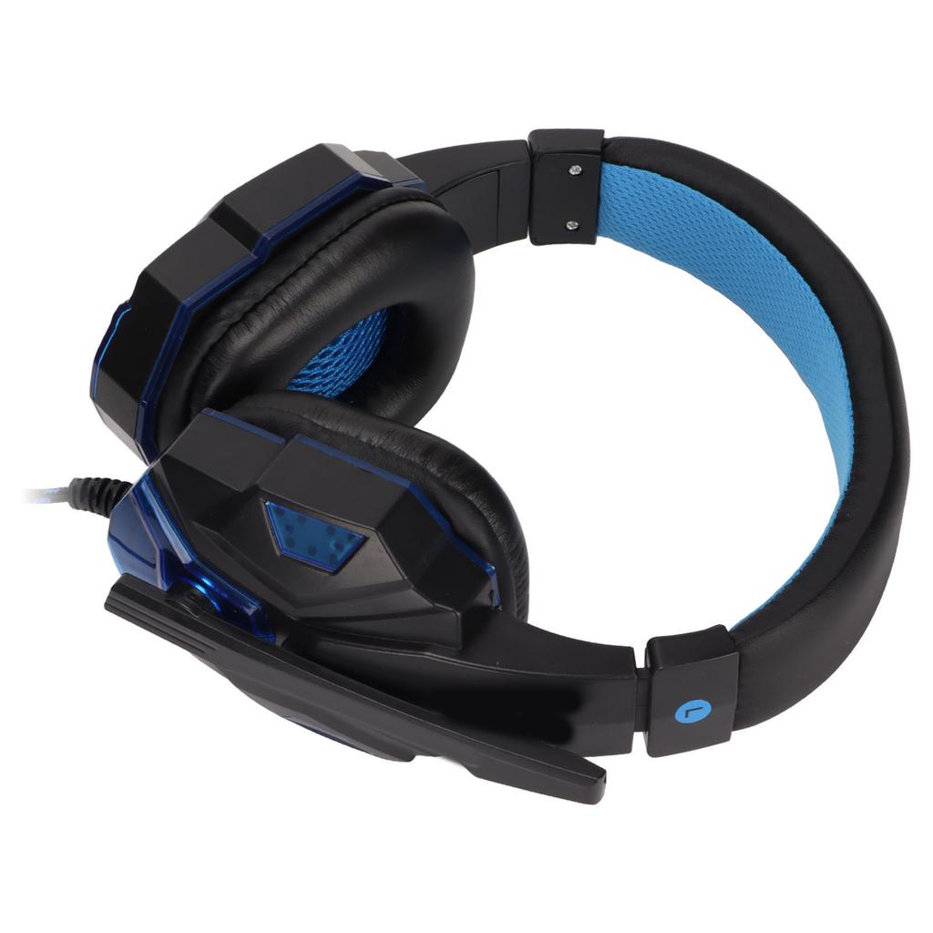 SOYTO SY830MV Gaming-Headsets Einstellbare Lautstärke Unterstützt Mikrofon-Stummschaltung USB-Headsets mit 3,5-mm-Mikrofon für PS4 PC