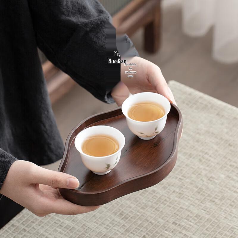 Nanshan Mr. Chinese Style Heavy Bamboo Dry Brew Tea Tray