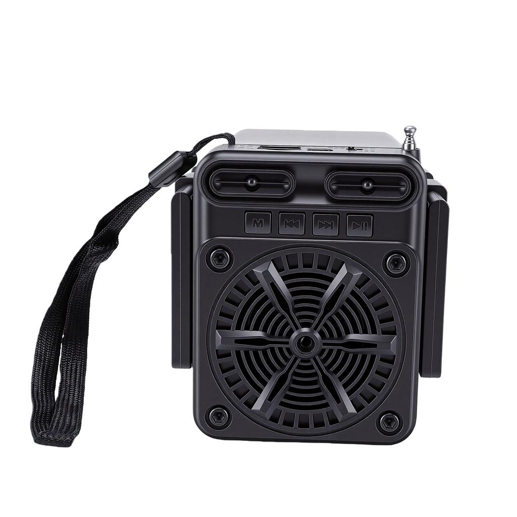 Solar Radio Support USB Small Memory Card Playback Bluetooth Speaker Music Player for Outdoor