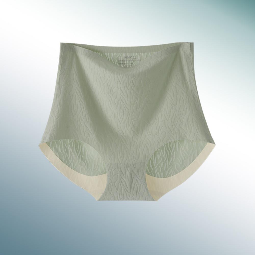 High Waist Seamless Underwear for Women, Sexy Hip Lift Without Trace, Large Size Abdominal Hip Lift for Women, Pure Cotton Briefs with Uncurled Edges