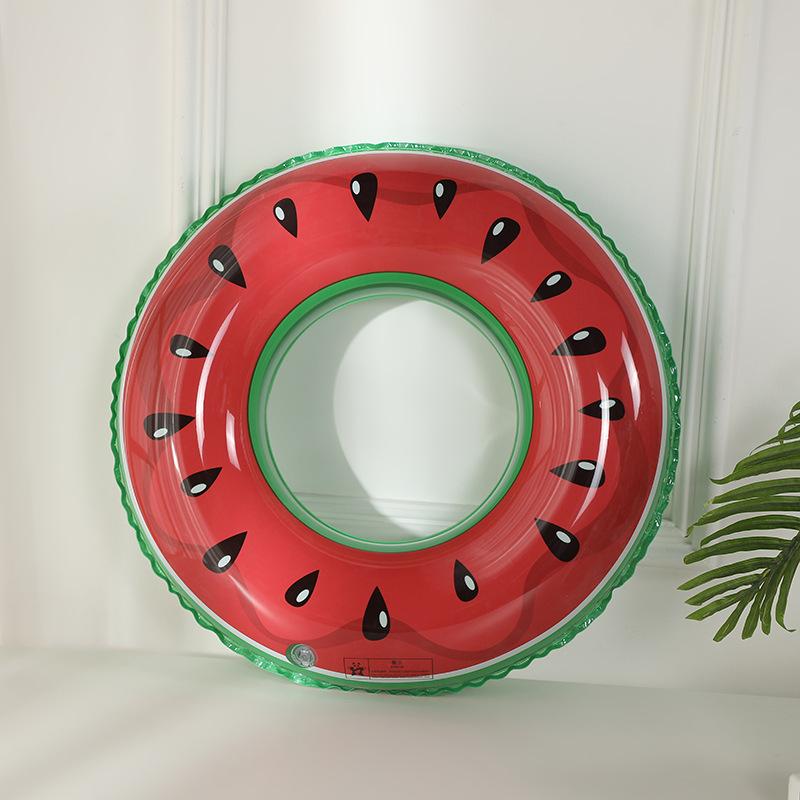 Swimming Ring Fruit Styling Adult Swimming Ring Summer Swimming Essential Supplies Beach Pool Floatation Ring Without Pump