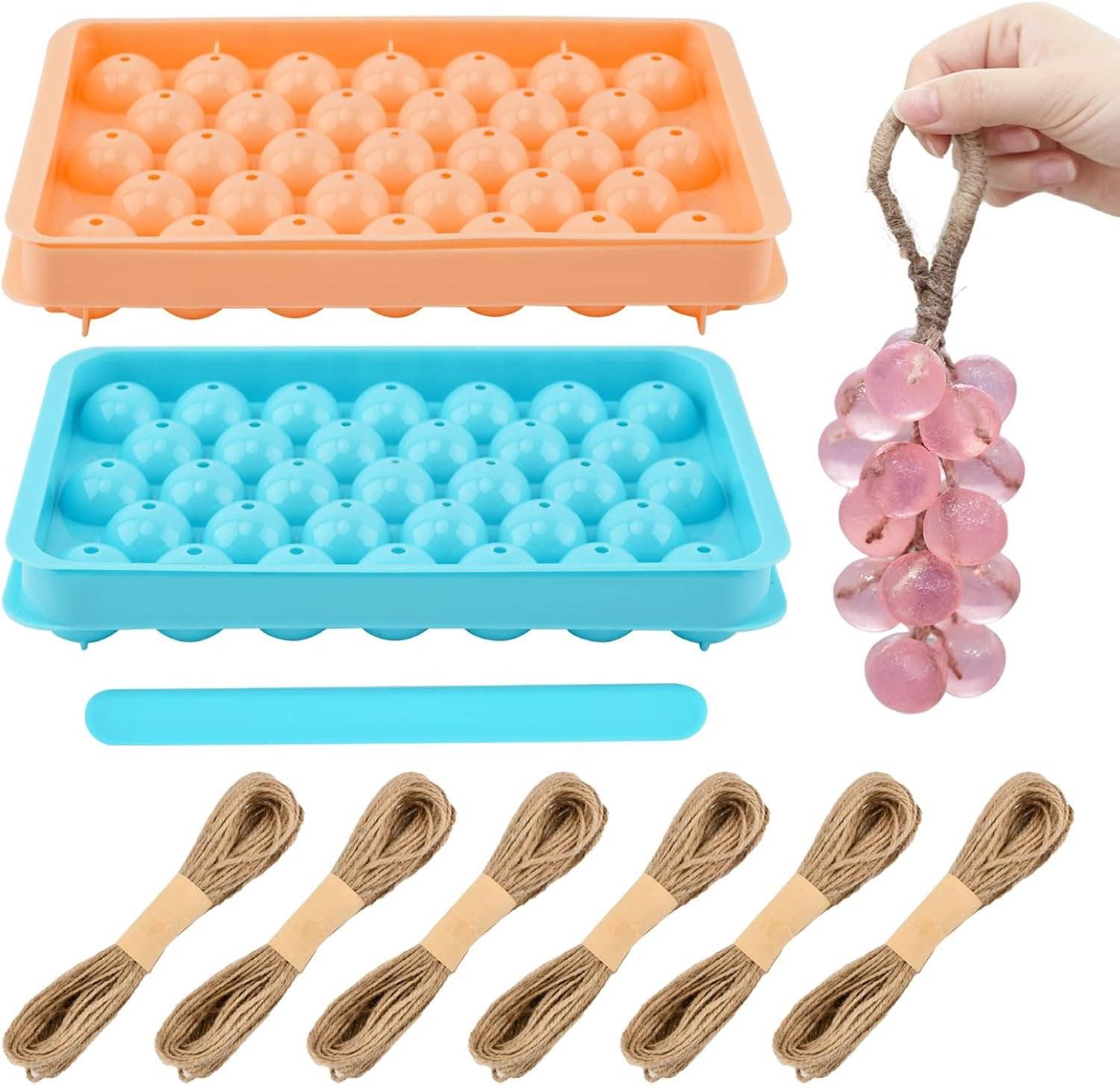 Crystal Grape Soap Mold Kit with Hemp Rope for Handmade Green Grapes Soap