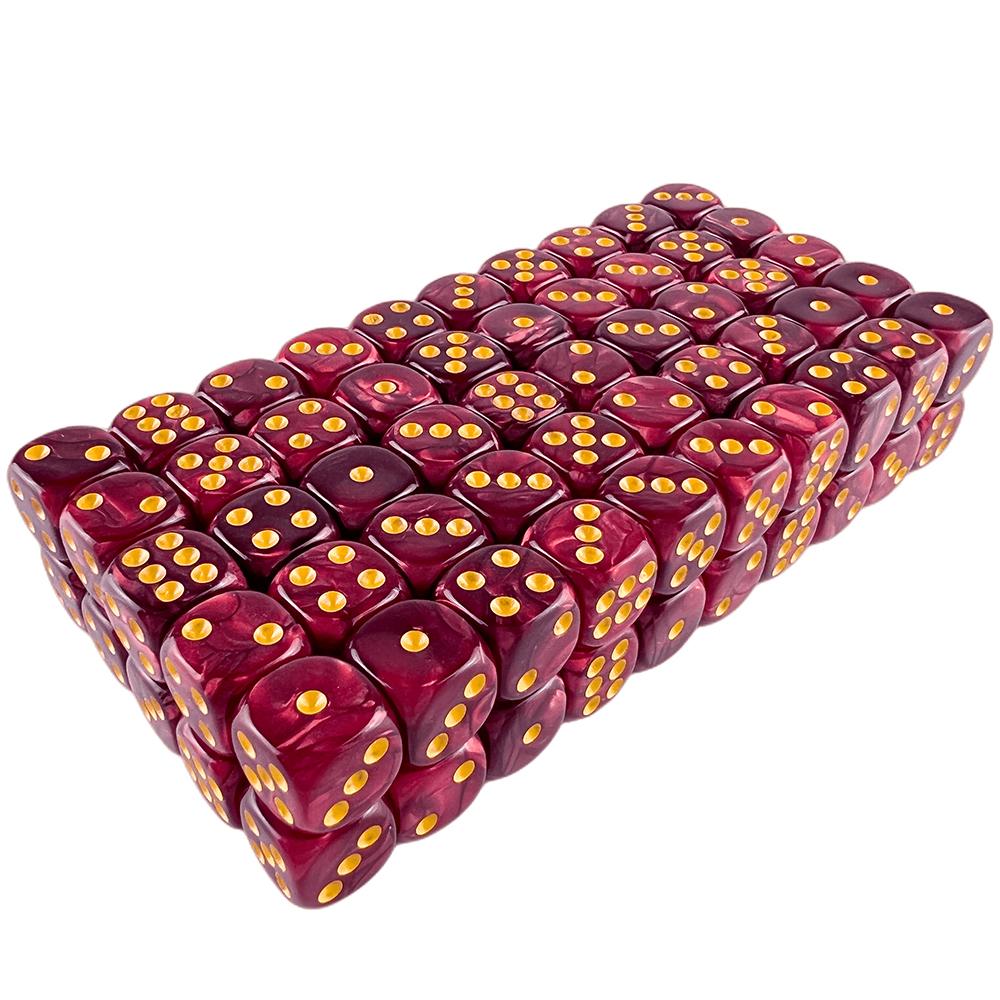 100pcs Mini 12mm Dice Mixing Colored Rounded Corner Game Dice Entertainment Gambling for Party Bar Club Drinking Dice