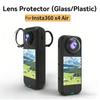 Tapa Protectora de Lente Impermeable Antiarañazos Desmontaje Rápido Resistente a Golpes Protector de Lente Transparente Accesorio de Cámara para Insta360 X4 Air Pocket Action Camera