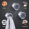 4 pieces No Punching Towel Plug Holder Self Adhesive Dish Washing Cloth Storage Clip  For Home
