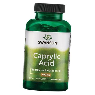 Kyselina kaprylová, Caprylic Acid 600, 60 měkkých kapslí (69280007)