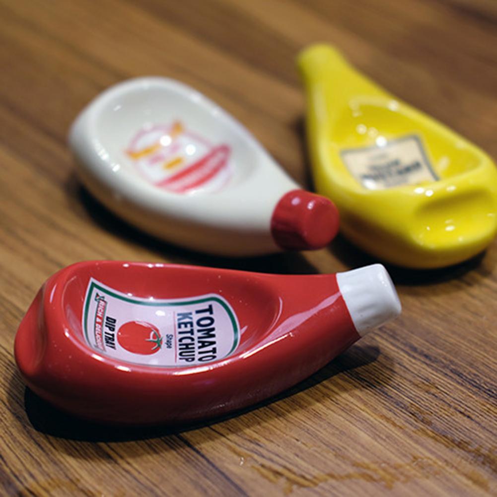 Dipping Tray Ceramic Sauce Plate Dipping Dish Tomato Ketchup Dipping Bowl Mini Soy Sauce Dish Dipping Bowl Kitchen Tableware
