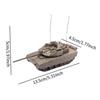 1:72 DIY Tank Model Home Decor Collectables for Children Kids Birthday Gifts