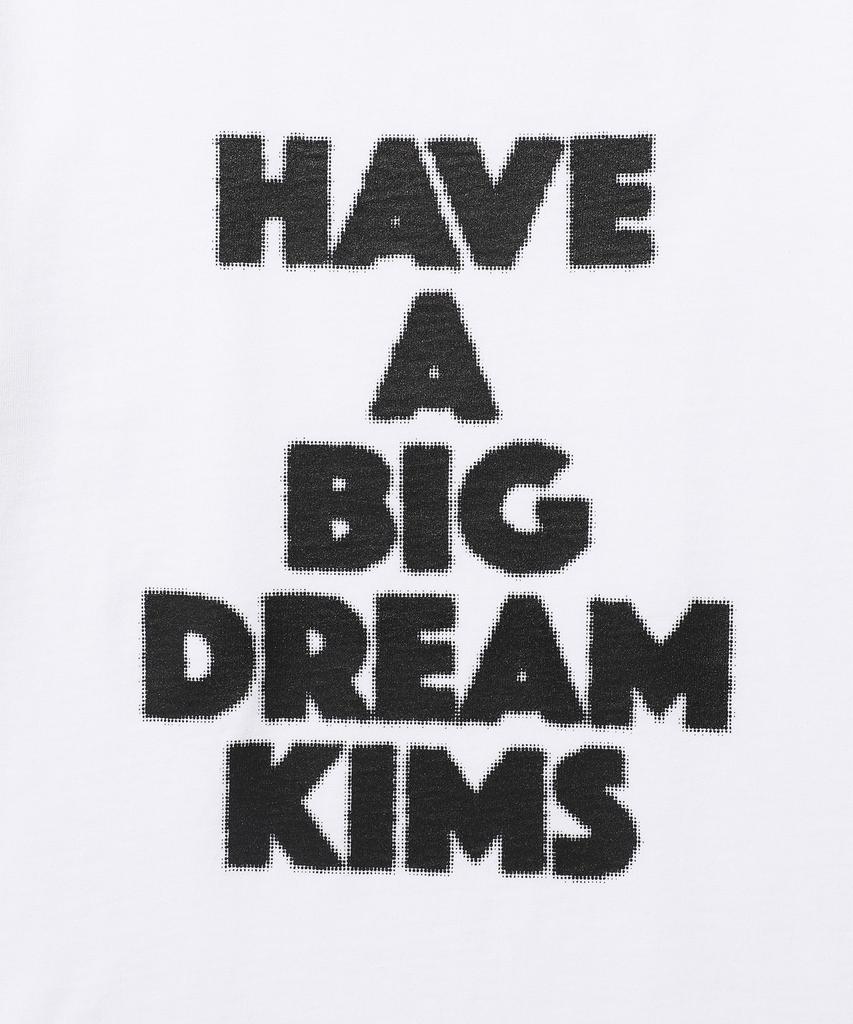 Kimseupeulesikoteunmakes (Unisex) Big Dream Tee White(Black)