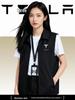 Tesla Waterproof Men's Work Vest with Custom Logo - Ideal for 4S Stores, Exhibitions, and Auto Repair