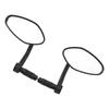 1 Pair Bike Rearview Mirrors 360 Degree Rotation Cycling Bar End Handlebar Mirror for Mountain Road