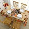Fall Thanksgiving Rectangle Table Cloth for Table Decor Holiday Party Waterproof Reusable Tablecloth for Tables Kitchen Dining
