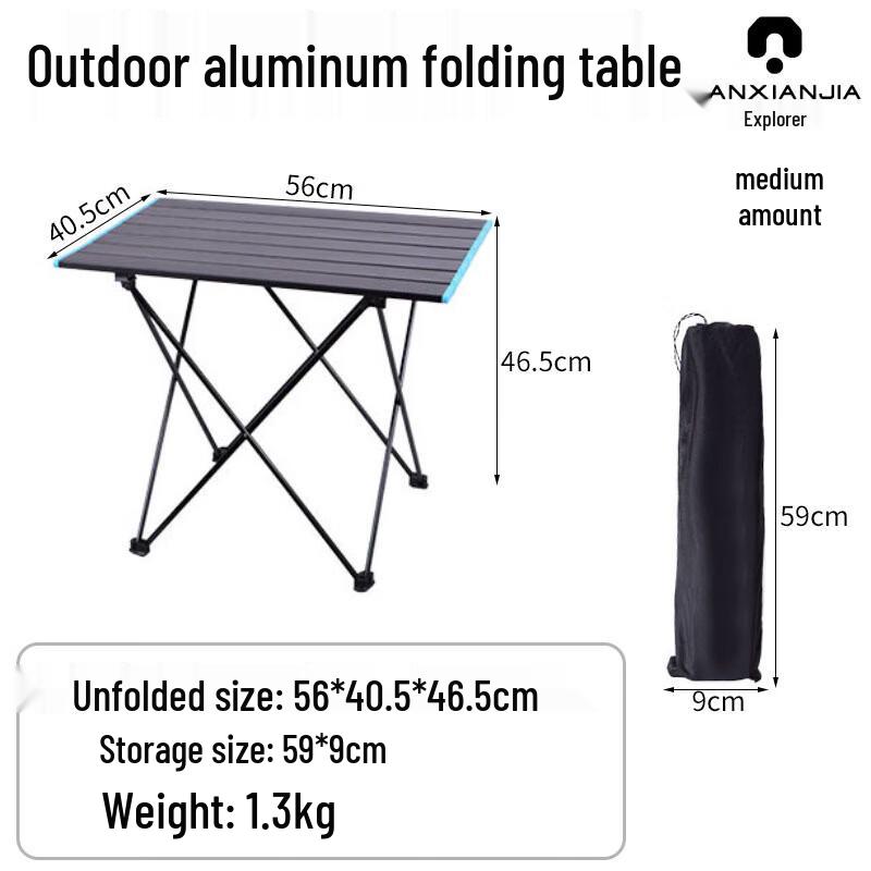 dikecloud Outdoor Aluminum Folding Table
