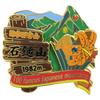 100 Famous Mountains of Japan Ishizuchi Eiko Trekking Mountaineering Goods Mail Order [Pin Badge] 2-Tier Pin/Mount