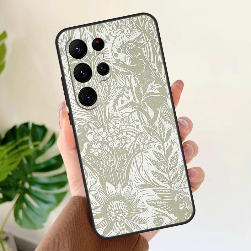 Squirrel Pattern Soft Case For Samsung Galaxy S24 Ultra S21 S22 S23 S25 Plus S20 FE S9 S10 S23 FE Phone Cover