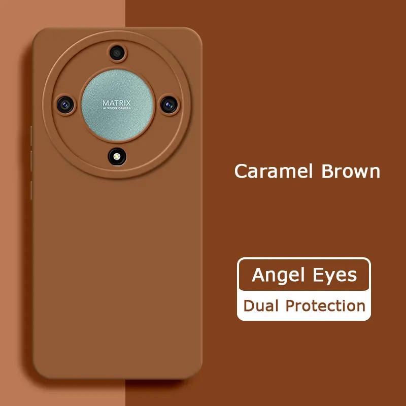 

Квадратный жидкий силиконовый чехол Angel Eyes для Honor X9A 5G Magic5 Lite, полностью защитный мягкий водонепроницаемый чехол для задней панели телефона HonorX9A Honor X9A 5G