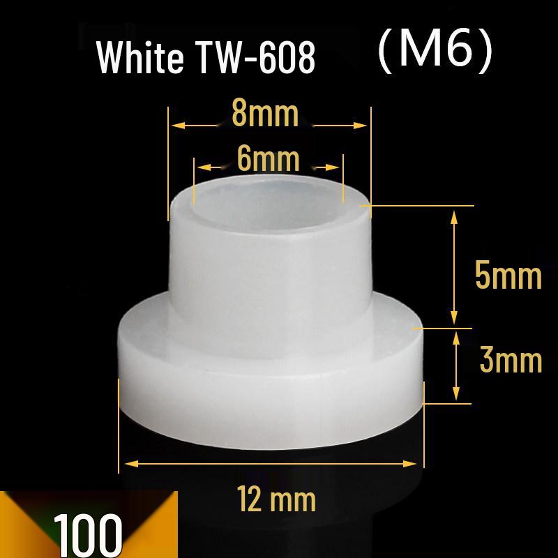T-shaped Insulating Nylon Washer & Sleeve Assortment for M2-M12 Screws