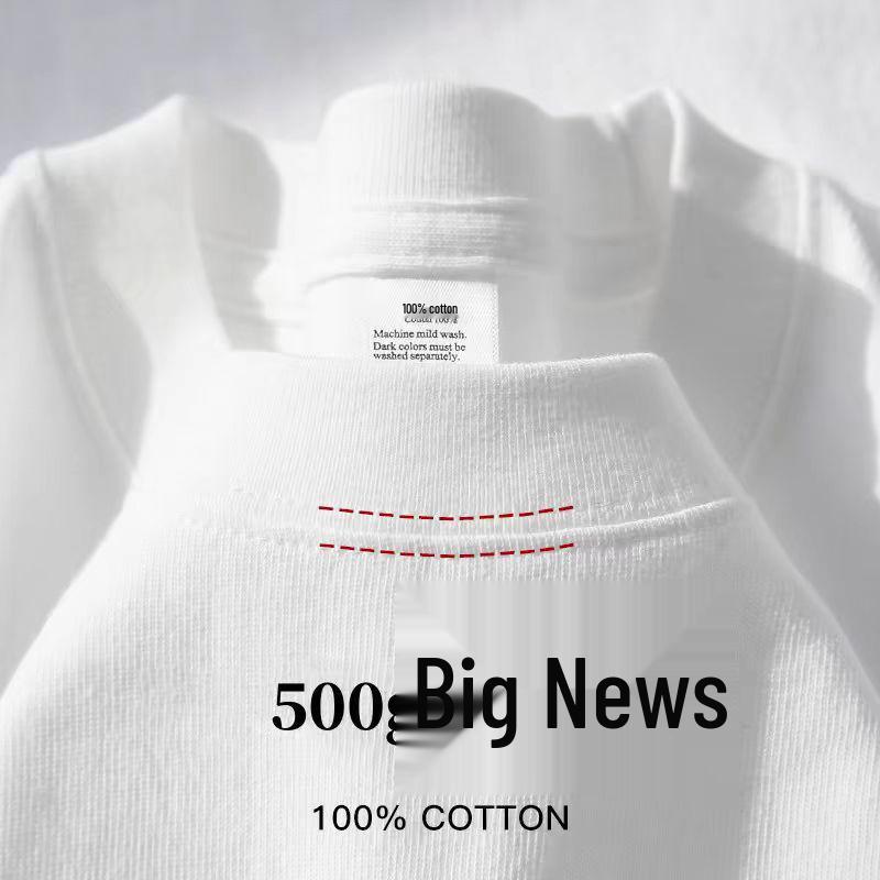 

Унісекс 500г Важка Вага Чиста Бавовна Сіро-Зелена Футболка з Коротким Рукавом L 130-150 lbs