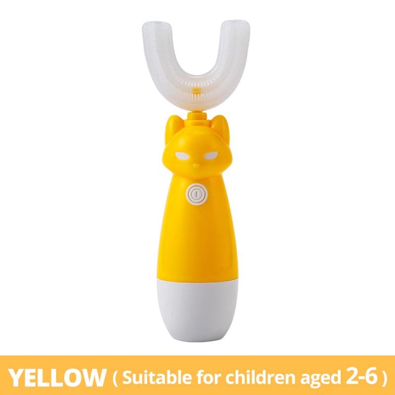 Durable Electric Toothbrush For Kids With Silicone Brush Head And Long Battery Life