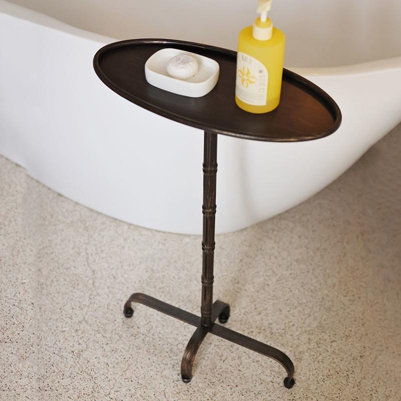 Narrow Space Side Tables Antique Coffee Table Luxury Living Room Corner Tea Tables Minimalist Bedroom Oval Table Home Furniture