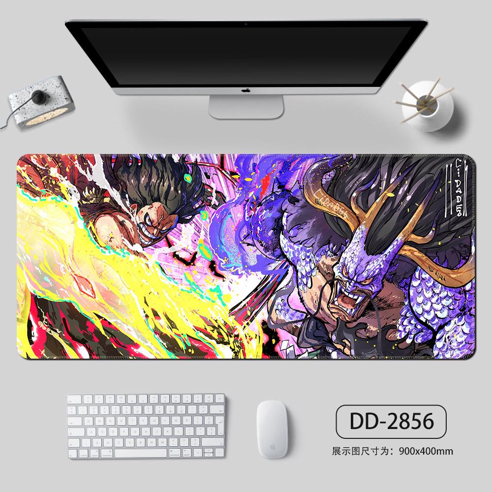 One Piece Monkey D Luffy Splash Art Anime Extended Gaming Mouse Pad Large Desk Mat