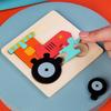 Children's 3D Wooden Animal Transportation Puzzle - Early Education & Fun Toy