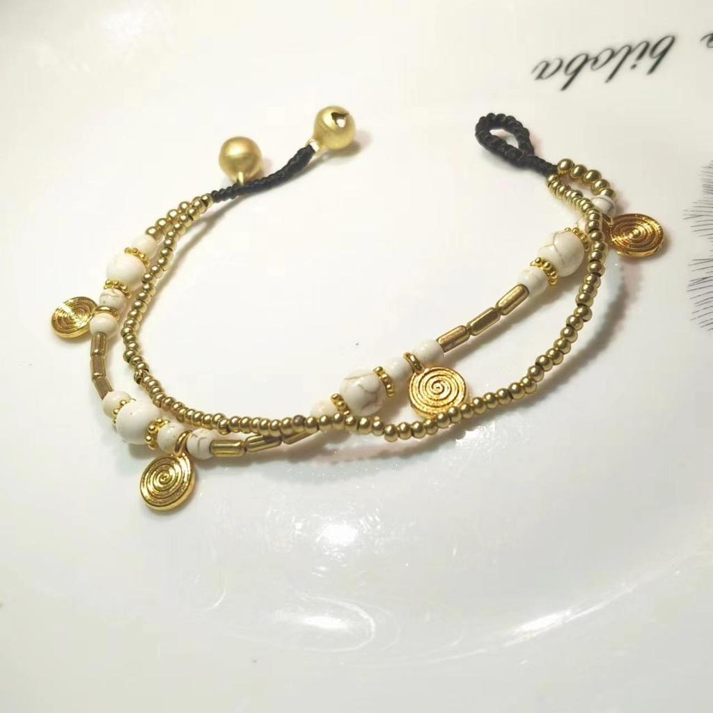 Tibetan Ethnic Style Handmade Women's Bracelet: Retro Nepalese Woven Rope