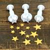 3/4pcs Heart Star Round Square Flower Shape Fondant Cake Decorating Gum Paste Pastry Sugar Craft Cutter Mold Tools Cookie Mold