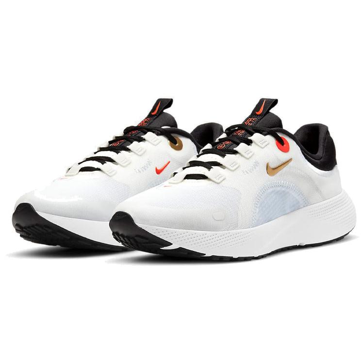 Nike Womens React Escape Run 'Summit White Gold' (women's sizes) Summit White / Football Grey / Black / Metallic Gold Coin Running Shoes
