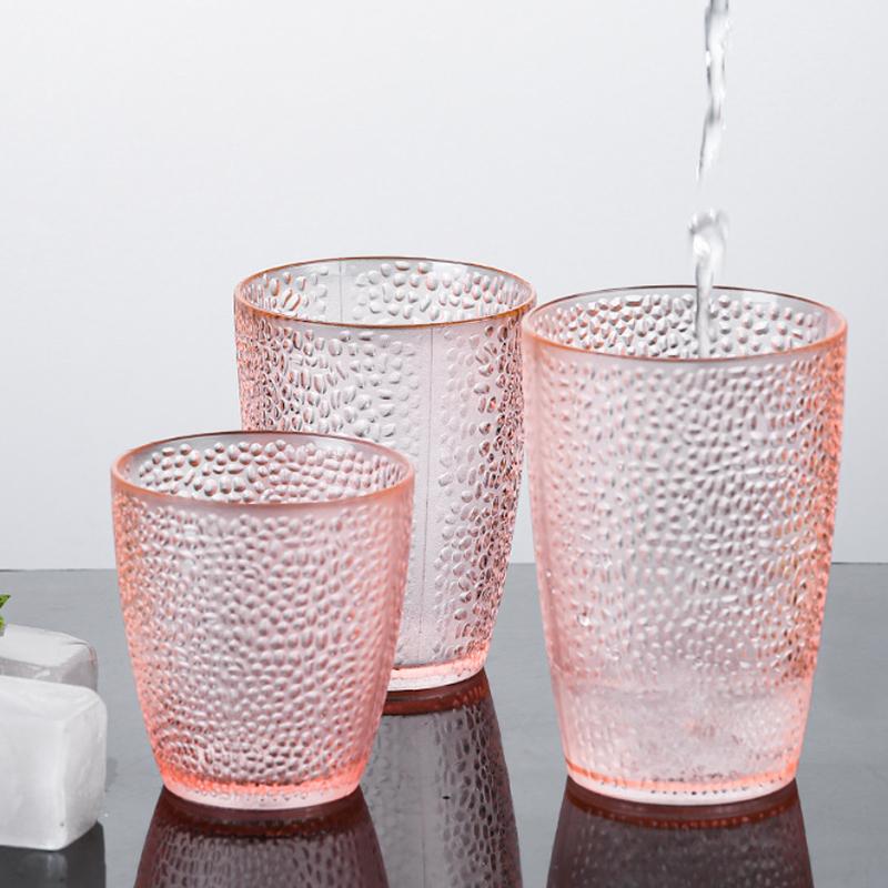 Drinkware Acrylic Acrylic Glasses 210/300/360ml Stackable Drink Cup Transparent Unbreakable Tea Cup Bar