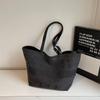 Canvas Bag Large Capacity Women's Shoulder Bag Commuter Tote Bag