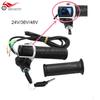 Electric Vehicle LCD Display Panel Thumb Throttle Voltage Key Lock Power Switch for Electric Bike/Scooter/Ebike Accessories